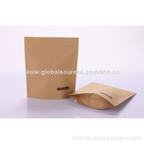 Foil lined stand up kraft paper bags